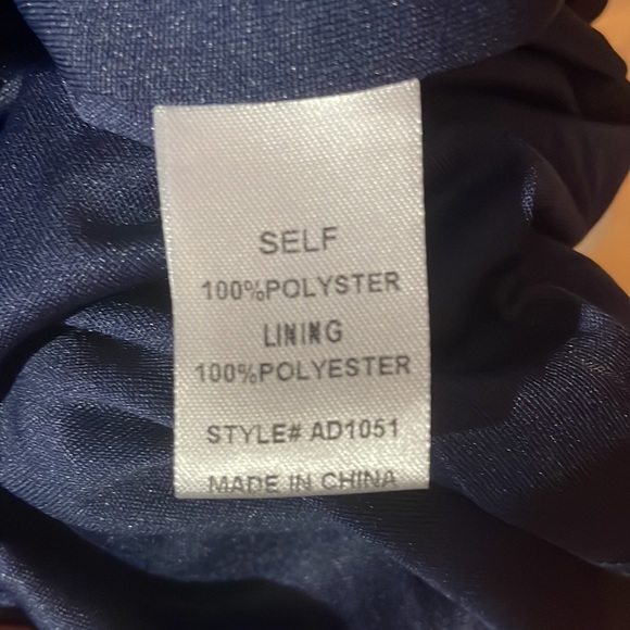 Navy Floral dress - Picture 4 of 5